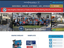 Tablet Screenshot of datagraphicsinc.com